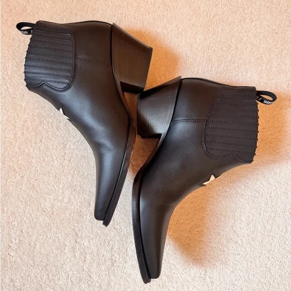 Dior Black Ankle Heeled Boots - Picture 1 of 4